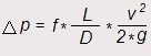 Cálculo de la pérdida de carga en tubería empleando la ecuación de Darcy-Weisbach