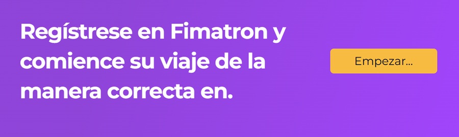 Registrese en Fimatron.com
