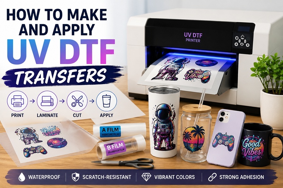 How to Make and Apply UV DTF Transfers