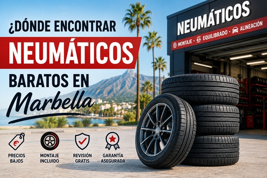 �D�nde encontrar neum�ticos baratos en Marbella?