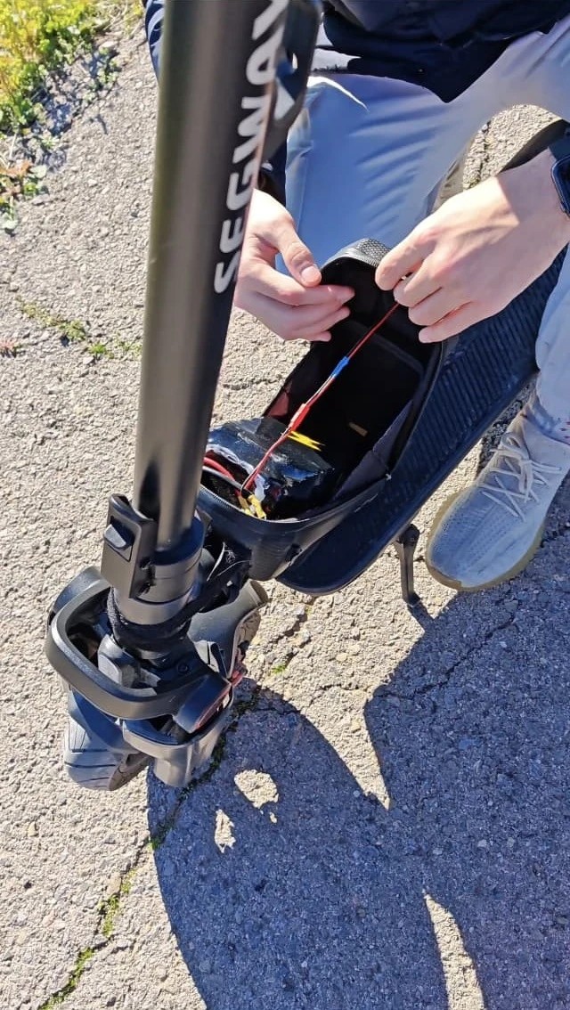 Prueba con patinete el�ctrico Ninebot MAX G3