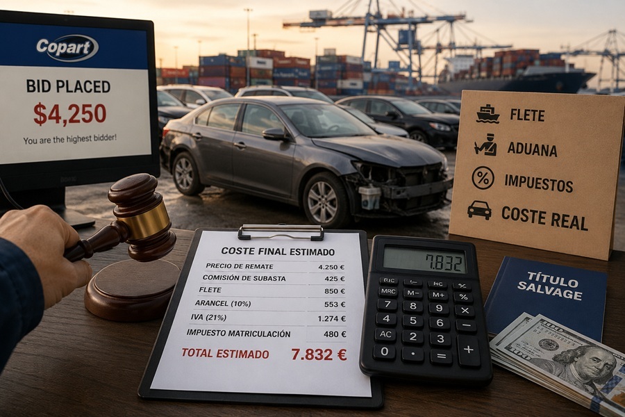 Cu�nto Cuesta Realmente un Auto de Subasta en EE.UU.
