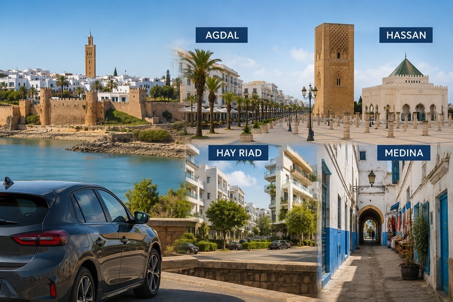 Where to Stay in Rabat With a Car: Agdal, Hassan or Medina?