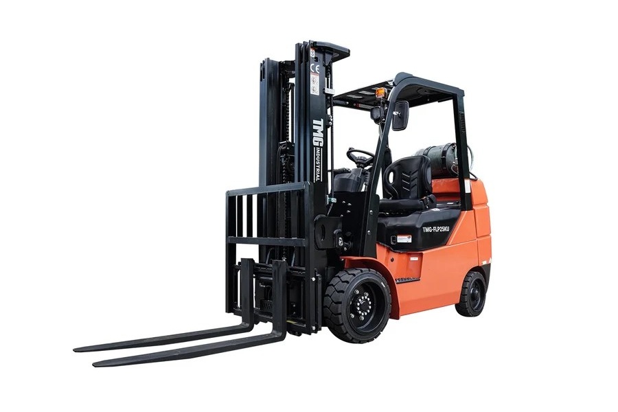 A propane forklift rarely lifts two and a half tons of anything you actually handle