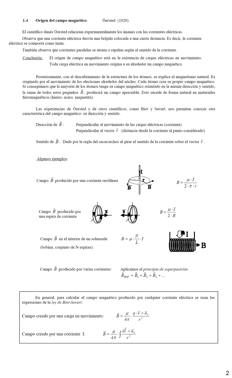 Electromagnetismo. Página 02
