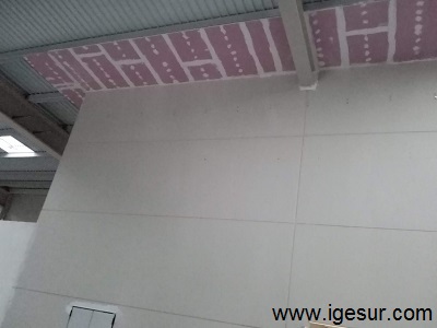 Ejemplo de tabique ign�fugo