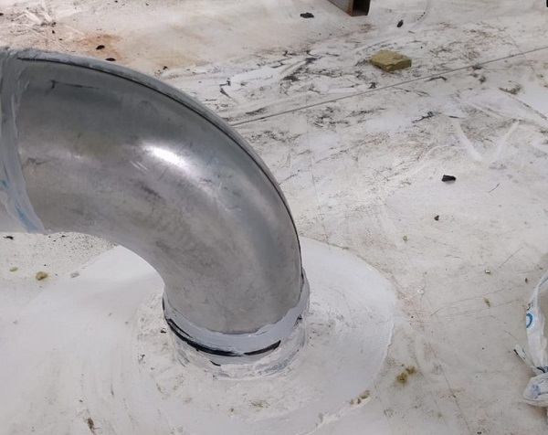 Sellado ign�fugo con bandas intumescentes