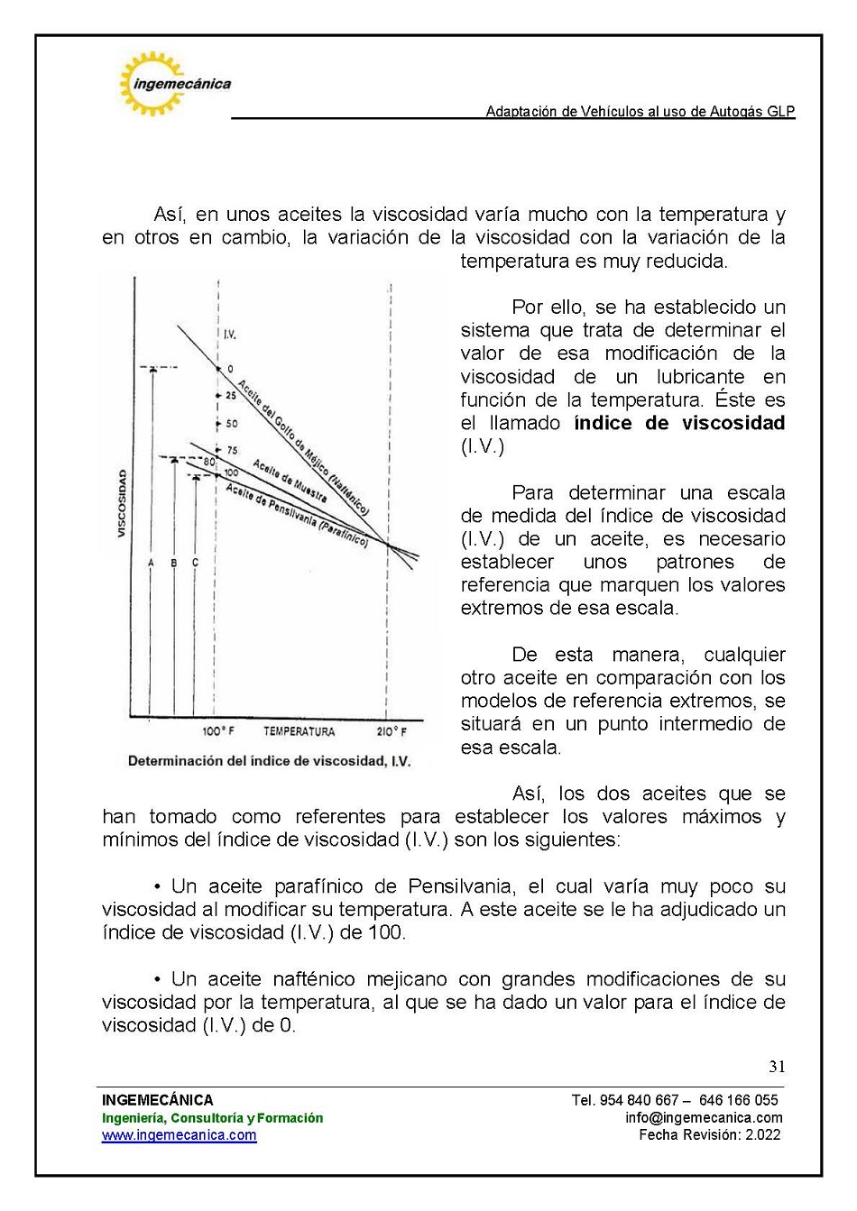 Adaptaci�n de veh�culos al uso de autog�s GLP. P�gina 27
