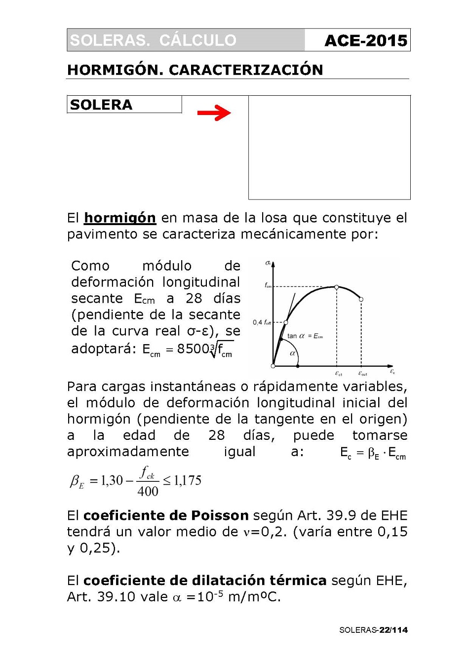 Cálculo de Soleras de Hormigón. Página 22