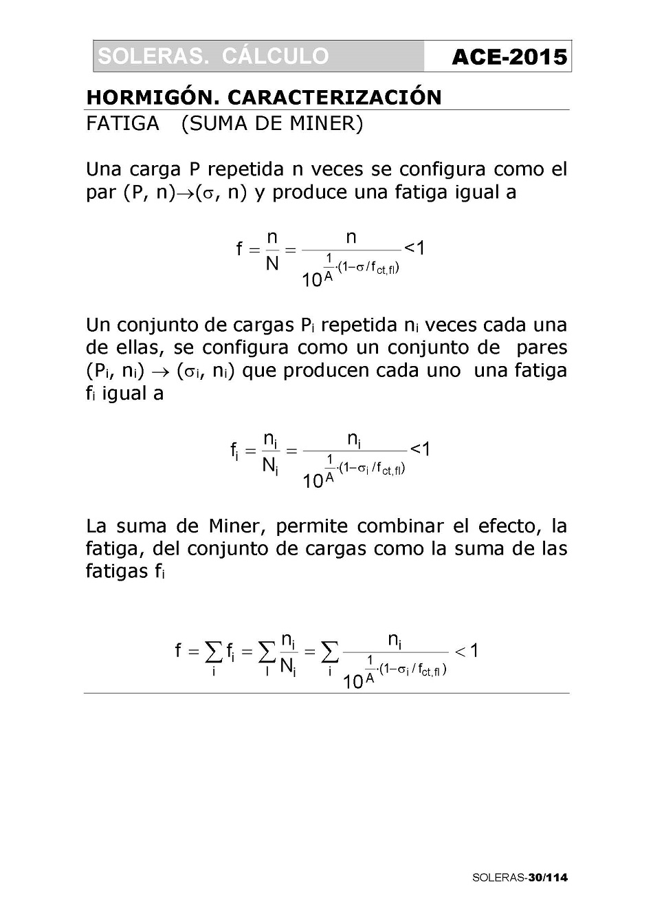 Cálculo de Soleras de Hormigón. Página 30