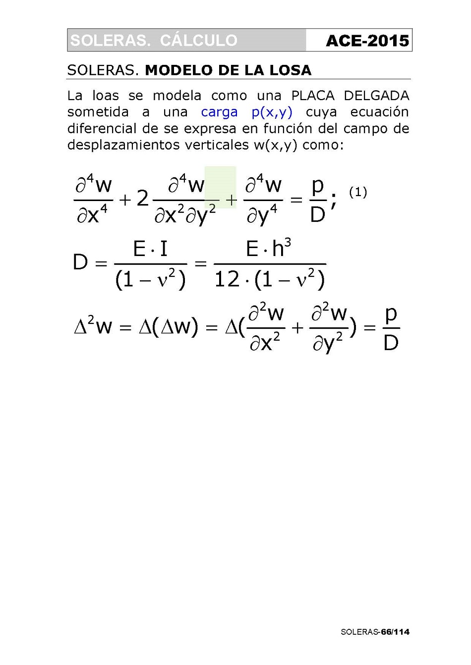 Cálculo de Soleras de Hormigón. Página 66