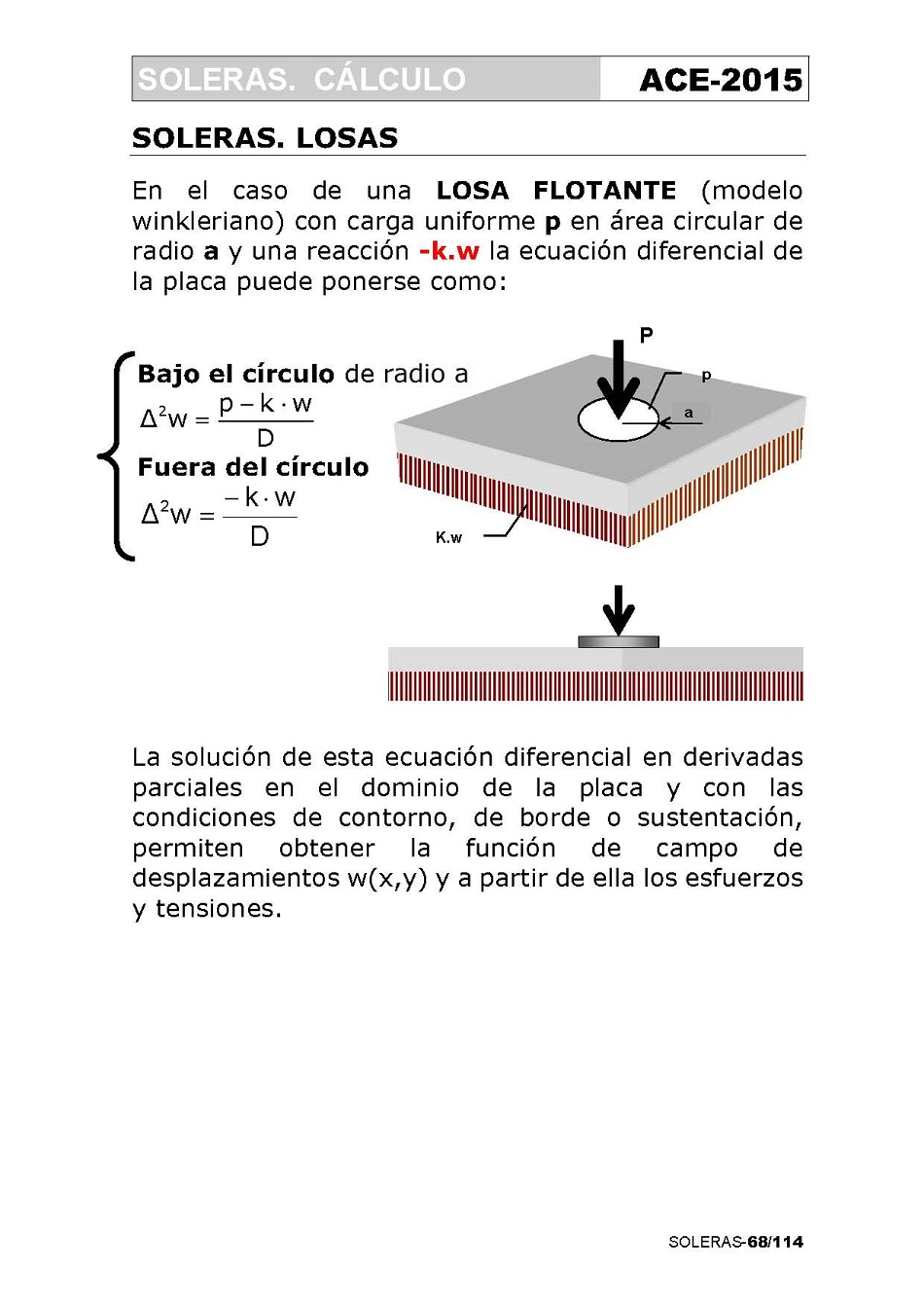 Cálculo de Soleras de Hormigón. Página 68