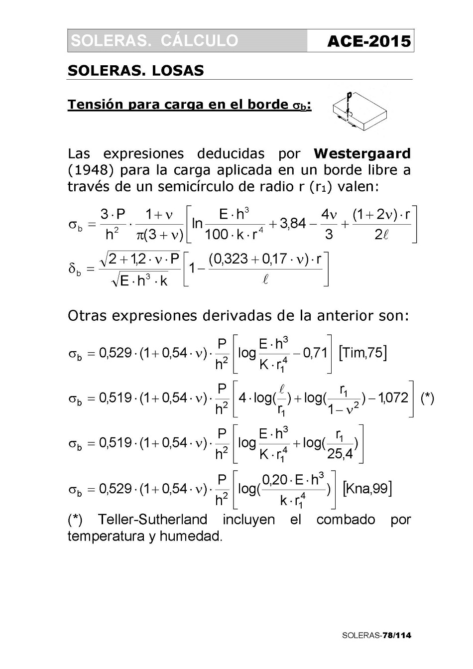 Cálculo de Soleras de Hormigón. Página 78