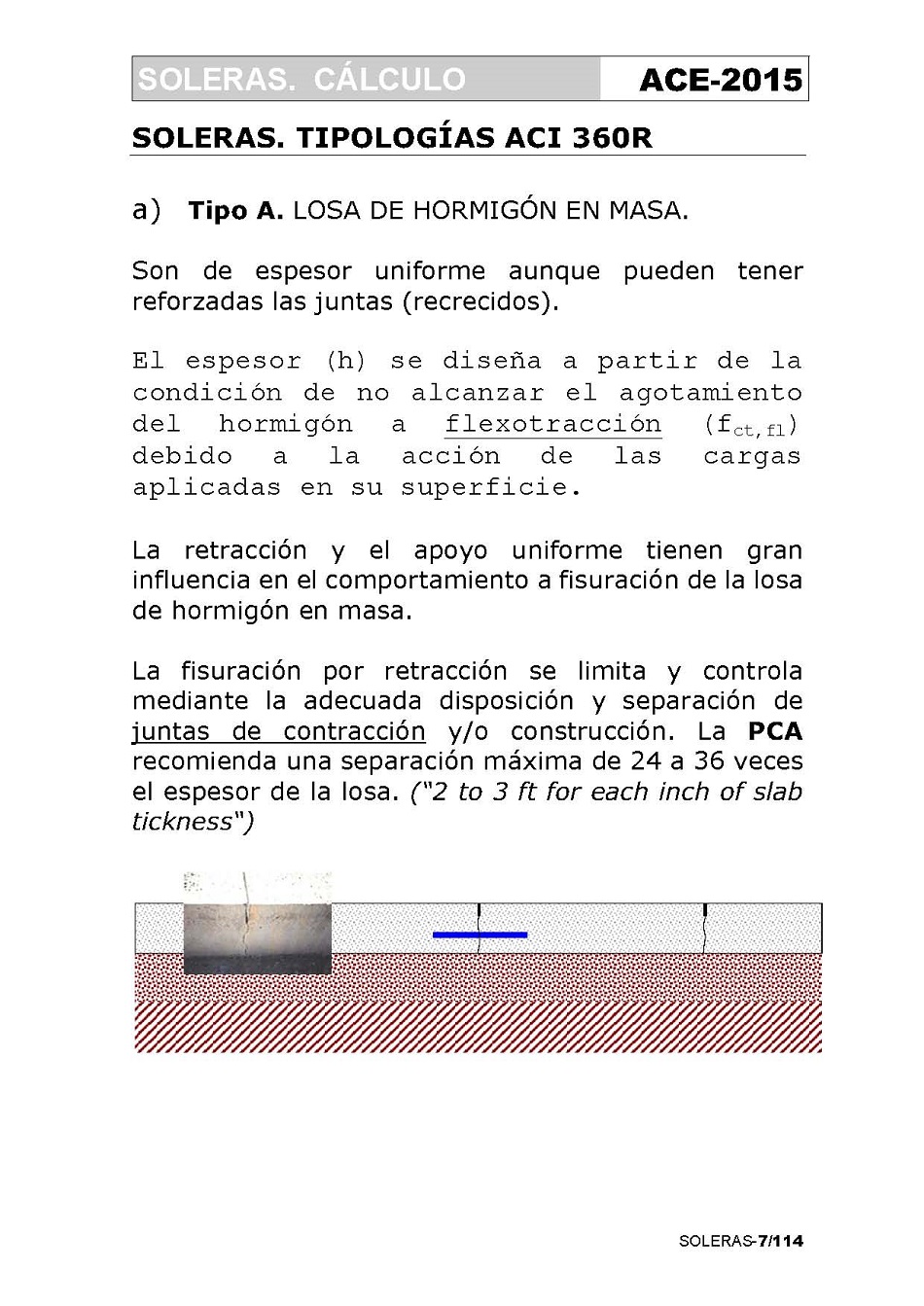 Cálculo de Soleras de Hormigón. Página 07
