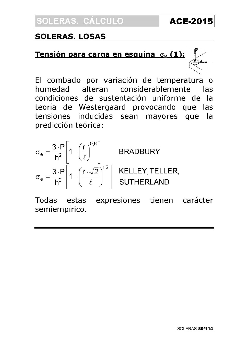 Cálculo de Soleras de Hormigón. Página 80