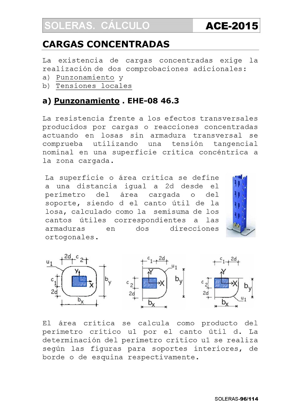 Cálculo de Soleras de Hormigón. Página 96