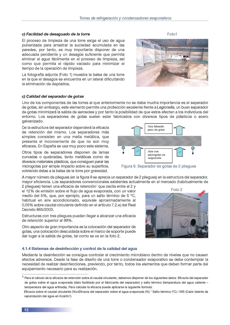 Torres de Refrigeración y Condensadores Evaporativos. Página 12
