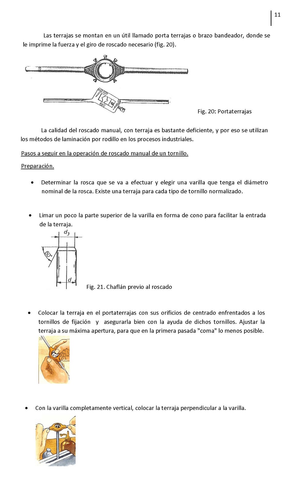 Fabricación de Roscas. Página 11