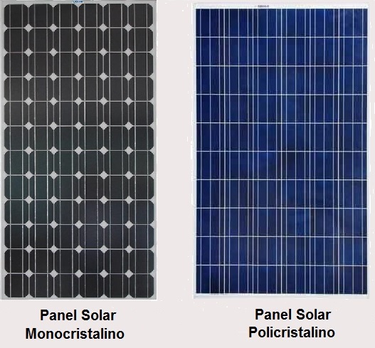 Tipos de paneles fotovoltaicos