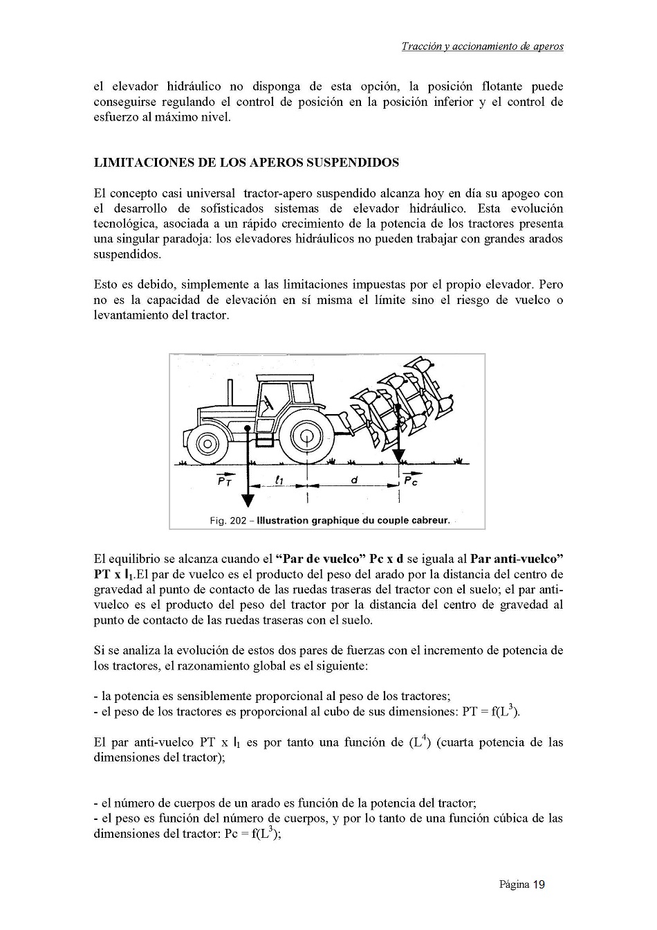 Estudio de los tractores y de maquinaria agrícola. Página 19
