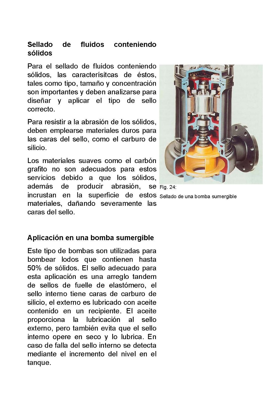 Sellado de equipos mecánicos rotatorios. Página 36