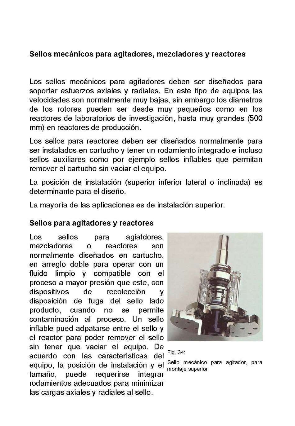 Sellado de equipos mecánicos rotatorios. Página 45