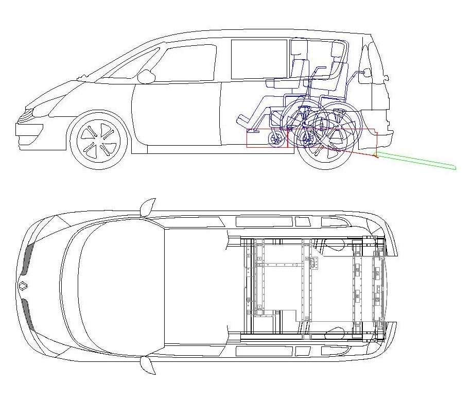 Adaptación de un vehículo para el transporte de silla de ruedas