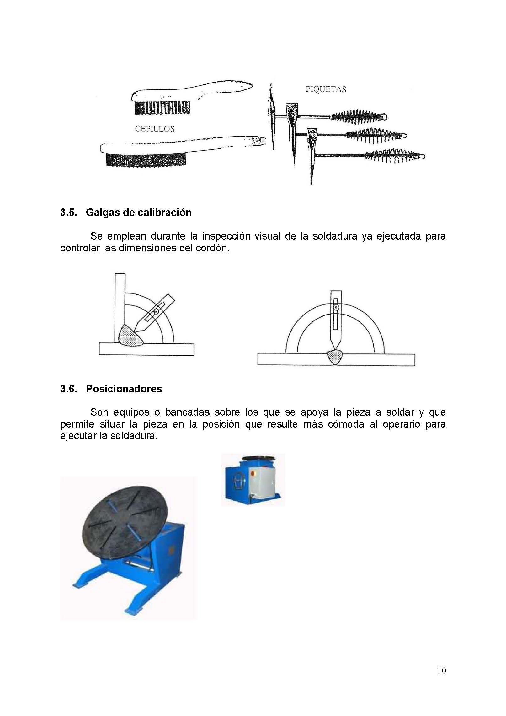 Equipos y útiles de la soldadura por arco eléctrico
