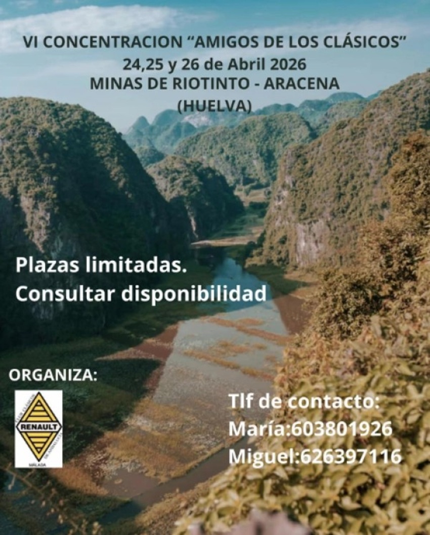 Cartel n� 004 de Eventos y Concentraciones de Veh�culos Cl�sicos