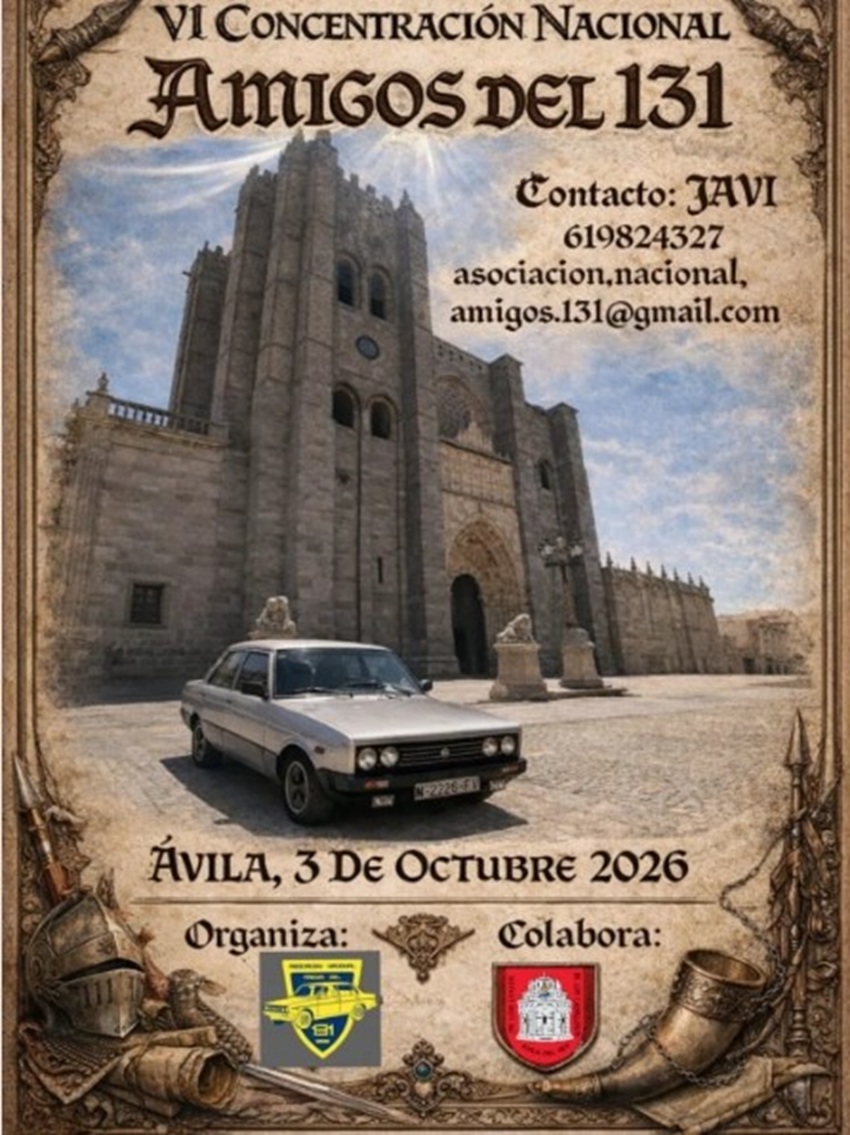 Cartel n� 027 de Eventos y Concentraciones de Veh�culos Cl�sicos