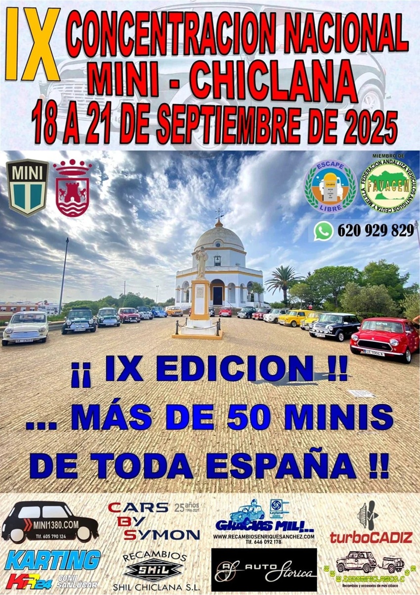 Cartel de Eventos y Concentraciones de Vehculos Clsicos