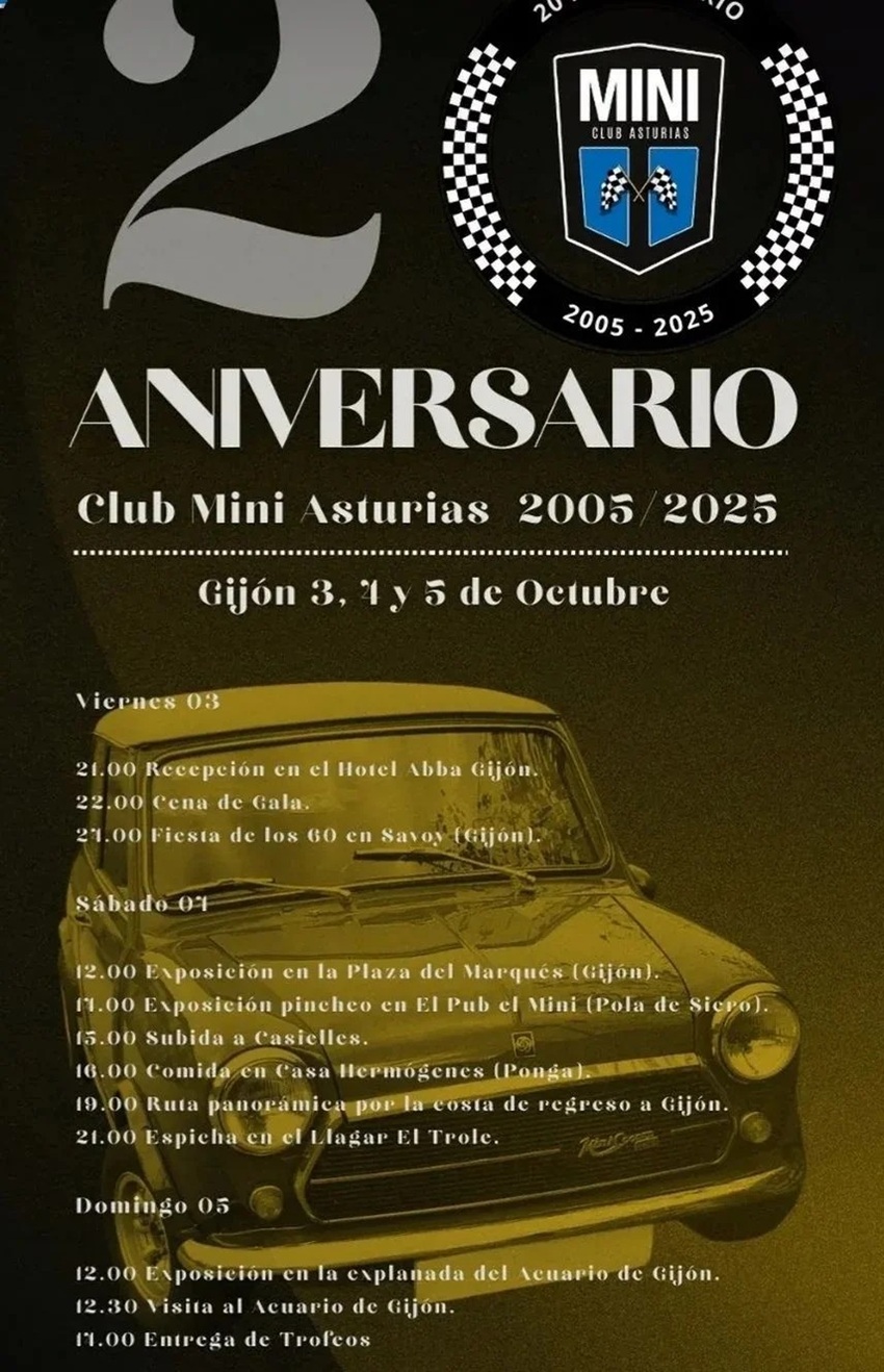 Cartel de Eventos y Concentraciones de Vehculos Clsicos