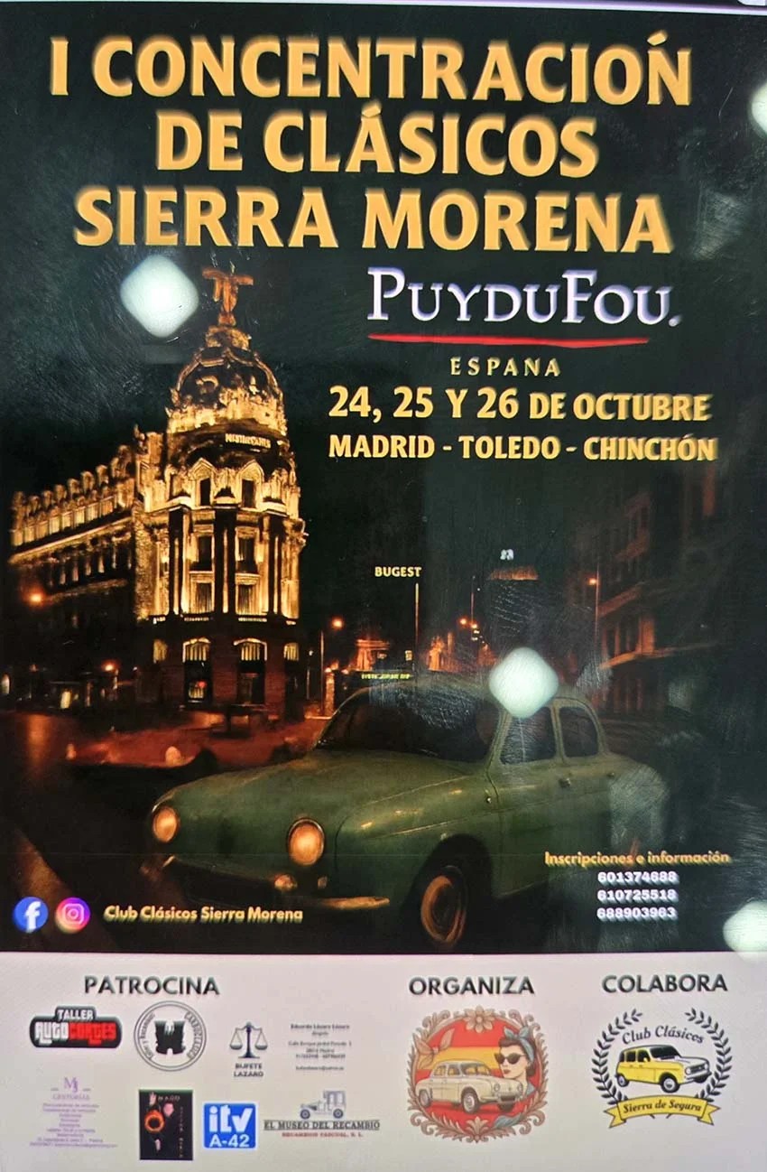 Cartel de Eventos y Concentraciones de Vehculos Clsicos