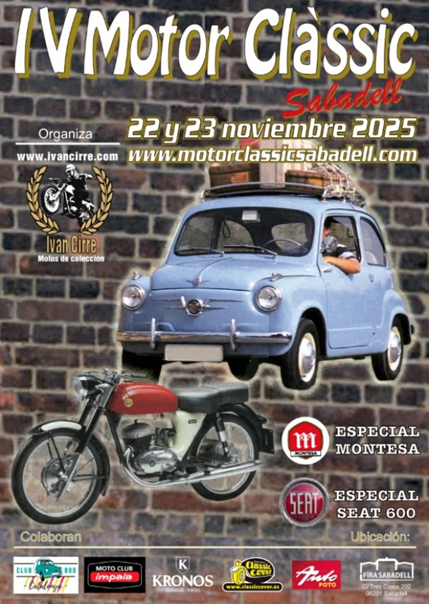 Cartel n 148 de Eventos y Concentraciones de Vehculos Clsicos
